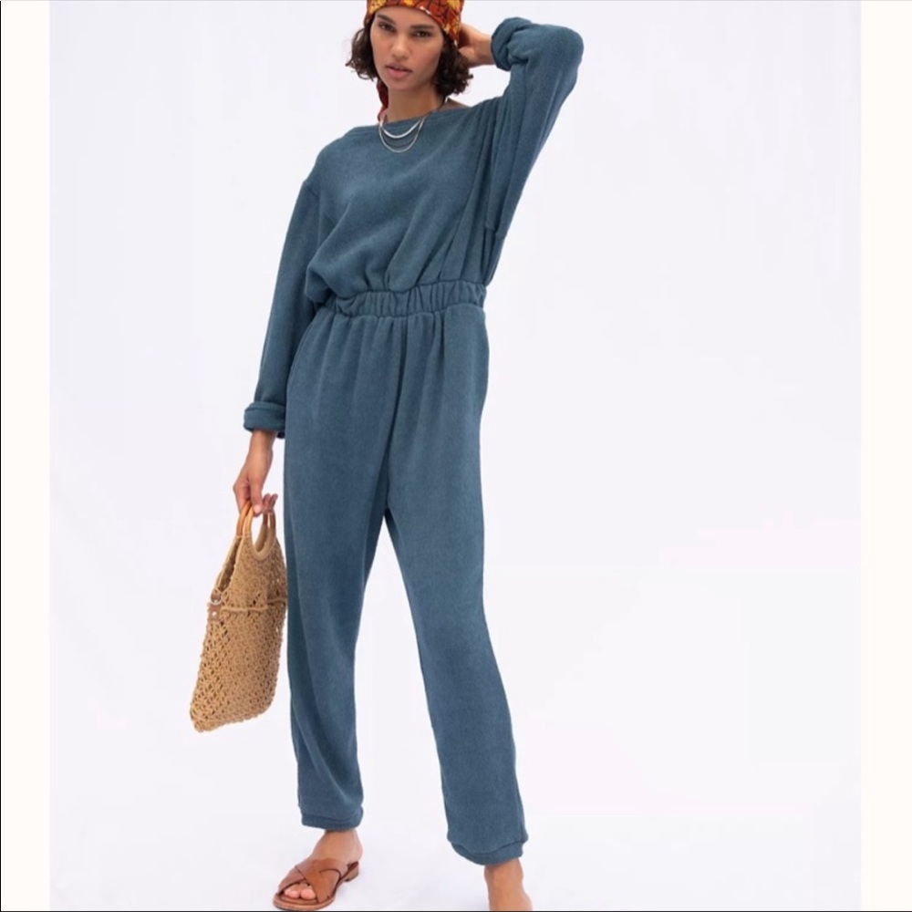 Free People Beach Jumpsuit Keepin It Real One Peace SZ S
